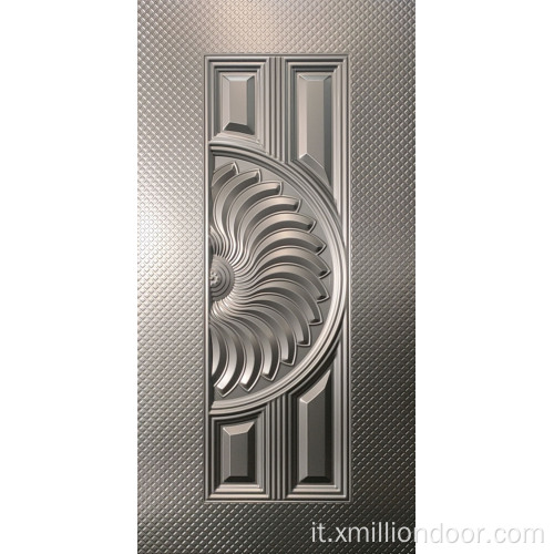 Pelle per porta in metallo dal design elegante